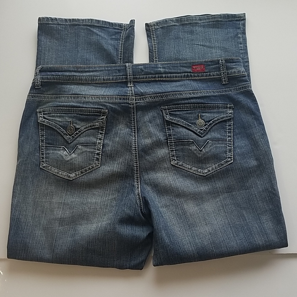 Vigold Boot Jeans Wheat Stitching Size 21
